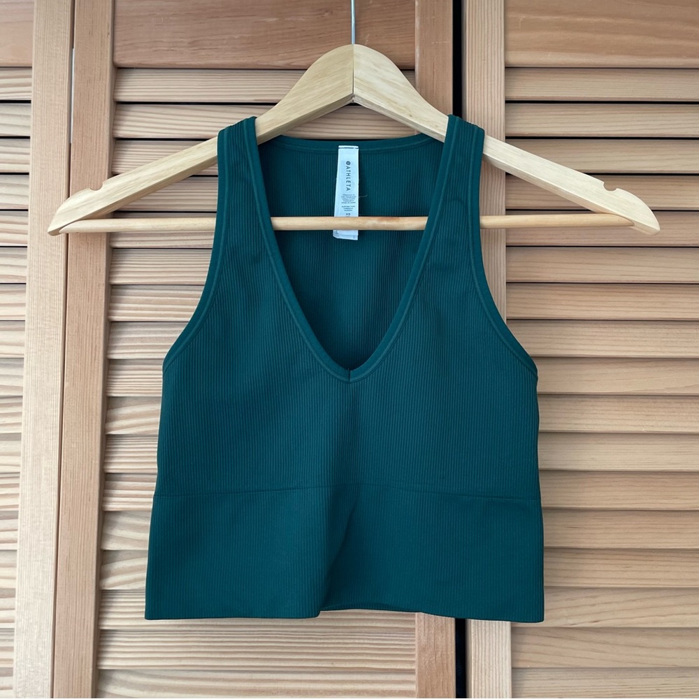 Athleta Rib Knit Sports Bra